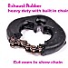 Exhaust Rubber - heavy duty with built in chain 