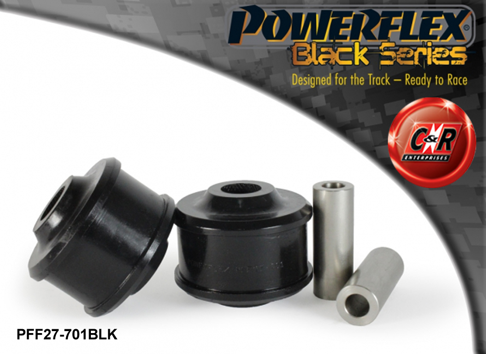 2 in Box PFF27-701BLK Powerflex Front Lower Arm Front Bushes BLACK Series