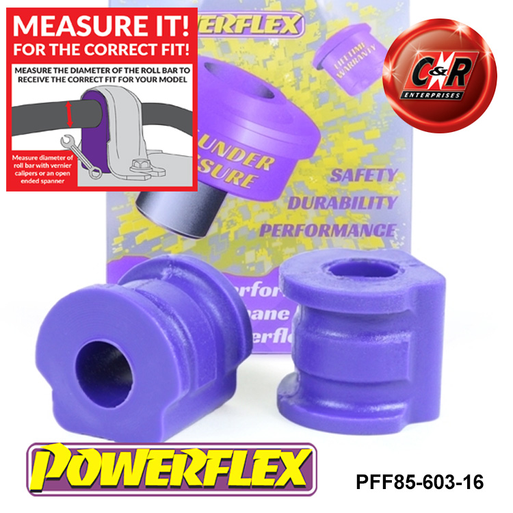 Skoda Fabia 1 6y Powerflex Completa Bush Kit Con Motor De Montaje insertar Bush