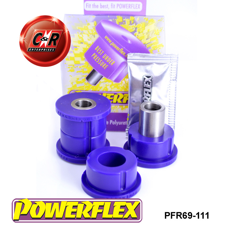 fits Subaru Impreza inc WRX /& STi GD//GG 00-07 POWERFLEX REAR DIFF MOUNT BUSHES