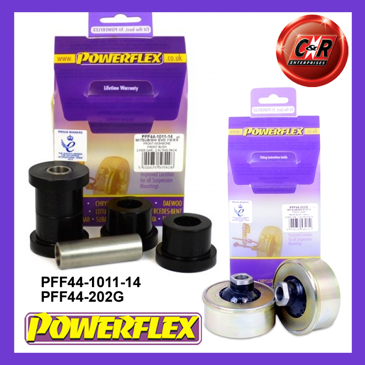 Mitsubishi Lancer Evo 7,8,9 POWERFLEX Front Wishbone Front Bush PFF44-1011-14