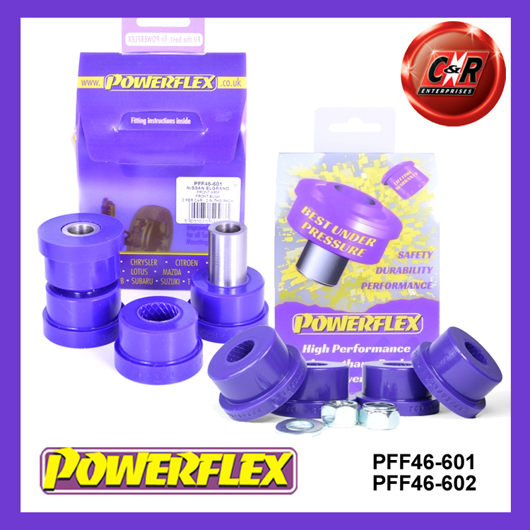Powerflex Delantero Brazo arbustos PFF46-601//PFF46-602 Nissan Elgrand E51 2002-2010