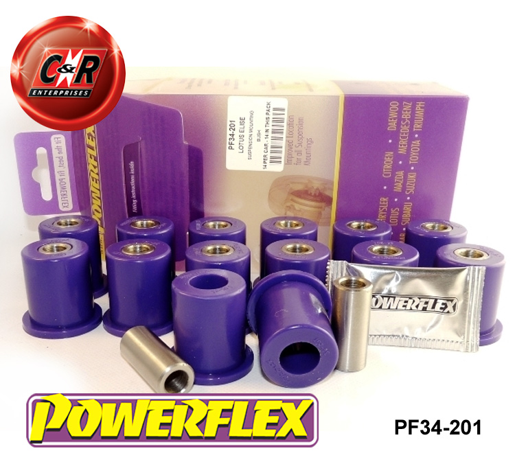 98 /> 12 172 y 182 Powerflex Negro Frontal Inferior Horquilla Arbustos Renault Clio Mk2