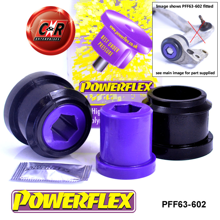 2 in Box PFF63-602 Powerflex Front Arm Rear Bushes ROAD SERIES