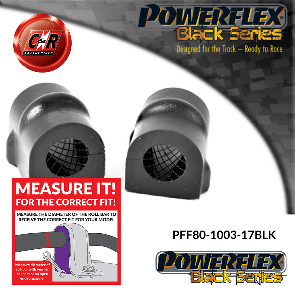 Vauxhall//Opel Corsa C 2000-2006 Powerflex Negro Frente Wishbone Bush Kit