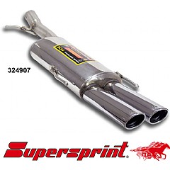 324907 Supersprint Rear Exhaust 90mm x 70mm RS Look Audi A4 Avant 8D    ,  Avant 1.9 TDI 110Hp To 00