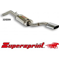 325209 Supersprint Rear Exhaust Oval 145mm x 75mm Skoda Octavia 1 1U    ,  Saloon 1.8T 150Hp 97 - 05