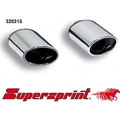 326315 Supersprint End Pipe Kit Left + Right 120mm x 80mm Seat Altea 5P    ,   1.9 TDI 105Hp 04 On