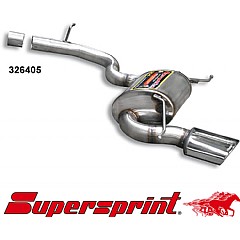 326405 Supersprint Rear Exhaust Racing 145mm x 95mm Audi A3 quattro 8P    ,   3.2 V6 250Hp 04 On