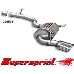 326505 Supersprint Rear Exhaust Racing 145mm x 95mm Audi A3 Sportback 8P    ,  Sportback 1.8 TFSI 160Hp 08 On