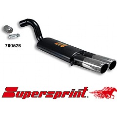 760526 Supersprint Rear Exhaust Twin Round 80mm Audi 90 89    ,   2.3 5Cyl 04/87 On