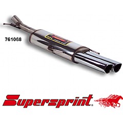 761068 Supersprint Rear Exhaust Twin Oval CLASS 95mm x 80mm Audi A4 8D    ,  Saloon 2.6 V6 150Hp To 00