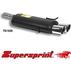 761426 Supersprint Rear Exhaust MAGNUM Twin Round 90mm Audi A4 quattro 8D    ,  Saloon 1.8T 150-180Hp To 00