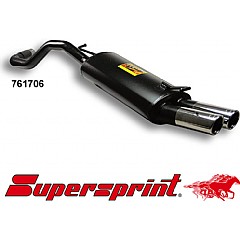 761706 Supersprint Rear Exhaust Twin Round 76mm VW Beetle New 9C/1C    ,   2.0L 115Hp 98 - 05