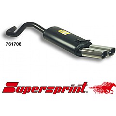 761708 Supersprint Rear Exhaust Twin Oval 95mm x 75mm VW Beetle Cabrio New 1Y    ,   2.0L 115Hp 98 - 05