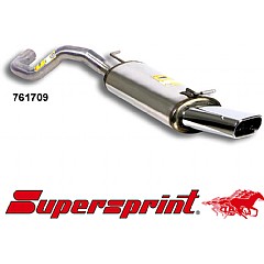 761709 Supersprint Rear Exhaust Oval 145mm x 75mm VW Golf Mk4 1J    ,   1.8 125Hp 98 On