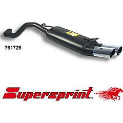 761726 Supersprint Rear Exhaust MAGNUM Twin Round 90mm VW Beetle Cabrio New 1Y    ,   1.6 101Hp 00 - 05