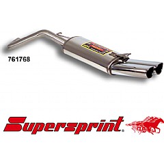 761768 Supersprint Rear Exhaust Twin Oval CLASS 95mm x 80mm VW Beetle New 9C/1C    ,   2.0L 115Hp 98 - 05