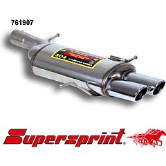 761907 Supersprint Rear Exhaust 90mm x 70mm RS Look Audi A4 quattro 8D    ,  Saloon 2.4 V6 165Hp To 00