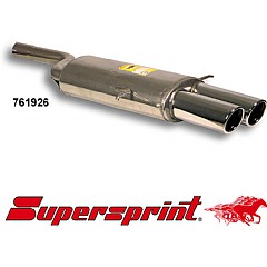 761926 Supersprint Rear Exhaust MAGNUM Twin Round 90mm Audi A4 Avant quattro 8D    ,  Avant 2.5 TDI V6 150Hp-180Hp To 00