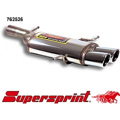 762526 Supersprint Rear Exhaust MAGNUM Twin Round 90mm Audi S4 8D    ,  Saloon 2.7 V6 265Hp 98 - 01