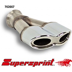 762667 Supersprint Endpipe Kit VIPER 185mm x 70mm Audi A3 quattro 8L    ,   1.8T 150Hp-180Hp 99 - 02