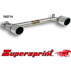 762714 Supersprint End Pipe Kit Left + Right Single Round 100mm. Audi TT Coupe 8N    ,  Coupe 1.8T 180Hp 99 - 05