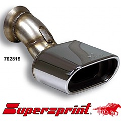 762819 Supersprint End Pipe Oval 145mm x 75mm VW Golf Mk4 1J    ,   1.9 TDI 150Hp 00 On