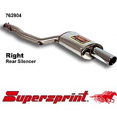 762904 Supersprint Rear Exhaust Right Single Round 90mm Audi A6 Avant quattro 4B    ,  Avant 2.7 V6 Turbo 230Hp-250Hp 97 - 04