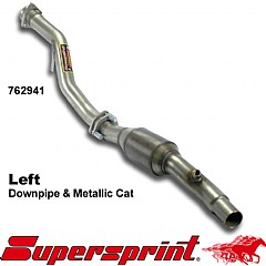 762941 Supersprint Downpipe Left + Metal Cat Audi A6 Allroad 4F    ,   4.2 V8 300Hp 01 - 05