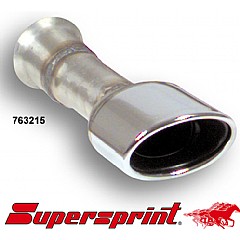 763215 Supersprint End Pipe Kit 120mm x 80mm Stainless steel Audi TT Roadster 8N    ,  Roadster 1.8T 180Hp 99 - 05