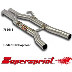 763513 Supersprint Central Pipe Kit Left + Right Audi A4 quattro 8E    ,  Saloon 1.8T 150Hp 01 On