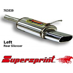 763539 Supersprint Rear Exhaust Left Oval 145mm x 75mm Audi A4 Avant quattro 8E    ,  Avant 1.9 TDI 130Hp 03 On