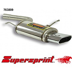 763809 Supersprint Rear Exhaust Oval 145mm x 75mm Audi A4 Avant 8E    ,  Avant 1.6 102Hp 01 On