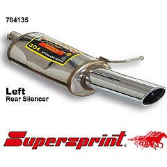 764135 Supersprint Rear Exhaust Left 120mm x 80mm RS Look Audi A6 Avant quattro 4B    ,  Avant 2.4 V6 165Hp 97 - 04