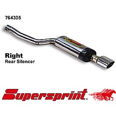 764305 Supersprint Rear Exhaust Right 145mm x 95mm Audi RS6 4B    ,  Avant 4.2 V8 Turbo 450Hp 02 - 04