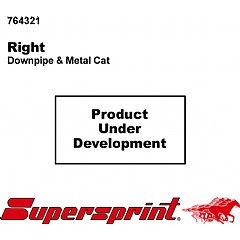 764321 Supersprint Downpipe Right + Metal Cat Audi RS6 4B    ,  Avant 4.2 V8 Turbo 450Hp 02 - 04