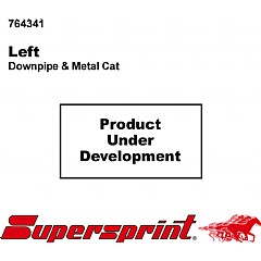 764341 Supersprint Downpipe Left + Metal Cat Audi RS6 4B    ,  Saloon 4.2 V8 Turbo 450Hp 02 - 04