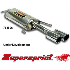 764806 Supersprint Rear Exhaust Twin Round 80mm Audi A6 4B    ,  Saloon 1.8T 150Hp/180Hp 97 - 04