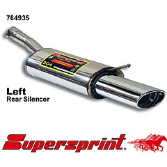 764935 Supersprint Rear Exhaust Left 145mm x 95mm Audi A4 Avant 8E    ,  Avant 2.0 TDI 170Hp 06 On
