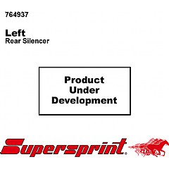 764937 Supersprint Rear Exhaust 100mm x 75mm Left Audi A4 Avant 8E    ,  Avant 2.0 TDI 140Hp 05 On