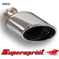 765215 Supersprint Oval End Pipe 145mm x 95mm Seat Leon 2 1P 2006>    ,   2.0 TFSI 200Hp-211Hp 06 On