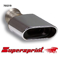 765219 Supersprint Endpipe Oval 145mm x 75mm Audi A3 8P    ,   1.8 TFSI 160Hp 08 On