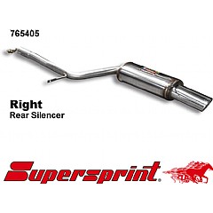 765405 Supersprint Rear Exhaust Right 145mm x 95mm Audi A4 Avant quattro 8E    ,  Avant 2.0 TFSI 200Hp 05 On