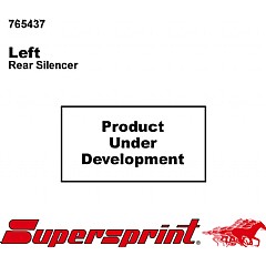 765437 Supersprint Rear Exhaust Left 100mm x 75mm Audi A4 quattro 8E    ,  Saloon 3.0 TDI V6 05 On