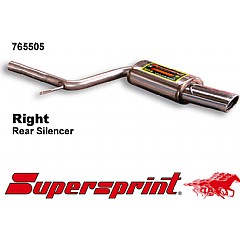 765505 Supersprint Rear Exhaust Right 145mm x 95mm Audi S4 Avant 8E    ,  Avant 4.2 V8 344Hp 05 - 08
