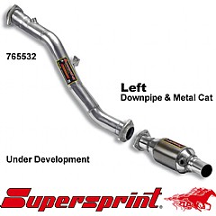 765532 Supersprint Downpipe Left + Metal Cat Audi S4 Cabriolet 8H    ,  Cabrio 4.2 V8 344Hp 03 - 04