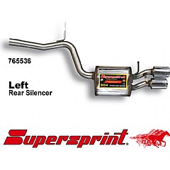 765536 Supersprint Rear Exhaust Left Twin Round 90mm. Audi S4 Cabriolet 8H    ,  Cabrio 4.2 V8 344Hp 05 - 08