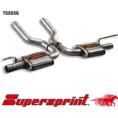 766056 Supersprint Rear Exhaust Racing Audi Q7 4L    ,   3.6 FSI V6 280Hp 06 On