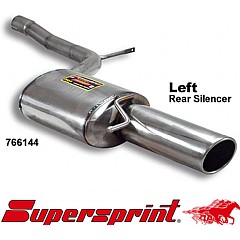 766144 Supersprint Rear Exhaust Left Single Round 100mm Audi A6 quattro 4F    ,  Saloon 3.0 TDI V6 225Hp 04 On
